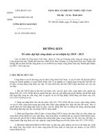 Hướng dân Đại hội Công đoàn NK 2010-2012