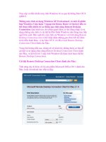 Truy cập và điều khiển máy tính Windows từ xa qua hệ thống Mac OS X (phần I) docx