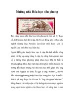 Những nhà Hóa học tiên phong pdf