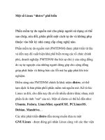 Một số Linux “distro” phổ biến pps