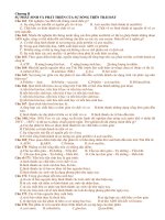 Chương II : SỰ PHÁT SINH VÀ PHÁT TRIỂN CỦA SỰ SỐNG TRÊN TRÁI ĐẤT pps