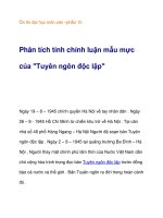 Ôn thi đại học môn văn-bài văn đoạt giải nhất kì thi quốc gia năm 2001 pps