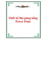 Thiết kế Bài giảng bằng Power Point pot