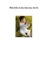 Phát triển tư duy khoa học cho bé potx