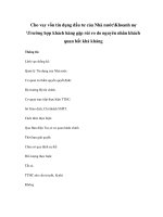 Cho vay vốn tín dụng đầu tư của Nhà nướcKhoanh nợ Trường hợp khách hàng gặp rủi ro do nguyên nhân khách quan bất khả kháng pdf