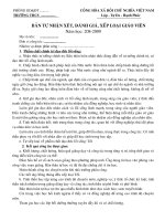 Bản tự đánh giá cuối năm