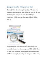 Quảng cáo tìm kiếm - Không chỉ là kỹ thuật Theo một khảo sát mới công bố potx