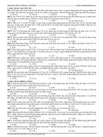 Cấp tốc 01. Các PP giải nhanh