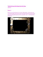 Thiết kế Khung Hình Ngựa Đua Xinh Đẹp (phần II) ppsx