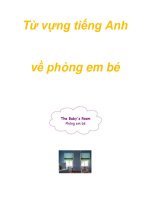 Từ vựng tiếng Anh về phòng em bé ppsx