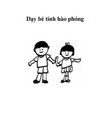 Dạy bé tính hào phóng pdf