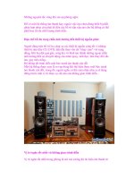 Những nguyên tắc vàng khi set-up phòng nghe ppt