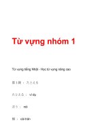 Từ vựng nhóm 1 doc