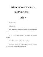 BIẾN CHỨNG VIÊM TAI XƯƠNG CHŨM - Phần 3 docx