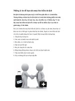 Những lý do để bạn nên mua bảo hiểm du lịch pot