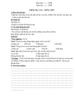 Kiểm tra Ngữ văn 7 - Miễn - Hà Thái