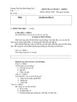 Kiểm tra định kỳ Học kỳ II