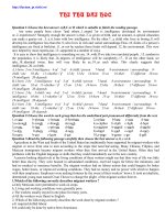 Đề thi thử cao đẳng, đại học môn tiếng anh - Đề số 6 pot