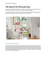 Tận dụng tối đa không gian hẹp doc