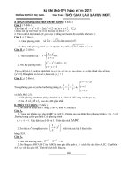 ĐỀ THI THỬ MÔN TOÁN NĂM 2011 - ĐỀ SỐ 4 doc