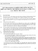 Quy phạm khảo nghiệm trên đồng ruộng hiệu lực phòng trừ bệnh rỉ sắt cà phế của các thuốc trừ bệnh