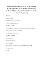 Bảo lãnh cho doanh nghiệp vay vốn của NHTM:Thẩm định hồ sơ đề nghị bảo lãnh của doanh nghiệp, thông báo chấp thuận bảo lãnh hoặc không chấp thuận bảo lãnh vay vốn đối với dự án không phân cấp potx