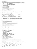 để kiểm tra lớp 6