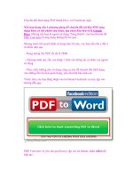 Chuyển đổi định dạng PDF thành Docs với Facebook App pdf