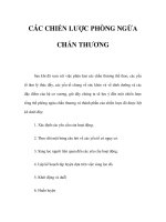 CÁC CHIẾN LƯỢC PHÒNG NGỪA CHẤN THƯƠNG pot