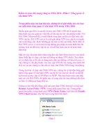 Kiểm tra máy chủ mạng riêng ảo TMG 2010 - Phần 1:Tổng quan về cấu hình VPN pot