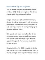 Internet: Bắt đầu cuộc cách mạng thứ hai pps