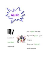 từ vựng về nhạc cụ pps