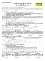 Đề Thi thử ĐH - Hà Trung - Thanh hóa (405)