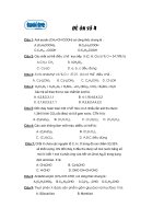 Ôn thi đại học môn Hóa - Đề số 4 pot