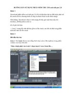 HƯỚNG DẪN SỬ DỤNG PHẦN MỀM THU ÂM
