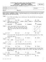 De Toan NTP-Hue trac nghiem so 4