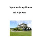 Người nước ngoài mua nhà Việt Nam doc