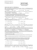 20 ĐỀ THI THỬ VẬT LÝ (BỘ 2) - ĐỀ SỐ 7 pptx