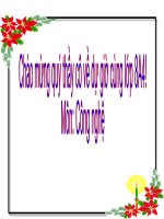 Bài 44: ĐỒ DÙNG LOẠI ĐIỆN - CƠ QUẠT ĐIỆN,MÁY BƠM NƯỚC ppsx