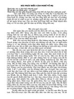 Bai cam nghi le tri an