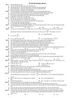 ĐỀ THI THỬ MÔN VẬT LÝ 2011 - ĐỀ SỐ 10 potx