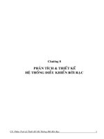 CHƯƠNG 8 - PHÂN TÍCH VÀ THIẾT KẾ HỆ THỐNG ĐIỂU KHIỂN RỜI RẠC ppt