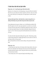 Cảnh báo khi đi du lịch biển ppt