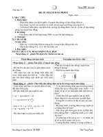 GIÁO ÁN VẬT LÝ 12 CB (Chương IV)