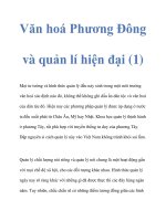 Văn hoá Phương Đông và quản lí hiện đại (1) pot