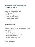 The Marketing - Kỹ năng trình bày, đàm phán pdf