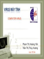 virus máy tính - cđ kinh tế đối ngoại