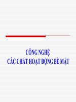 Giáo trình công nghệ các chất hoạt động bề mặt pot