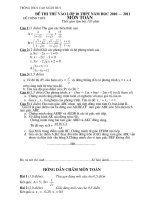 De thi thu vao L10- THPT