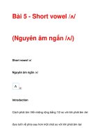 Bài 5 - Short vowel /ʌ/ pot